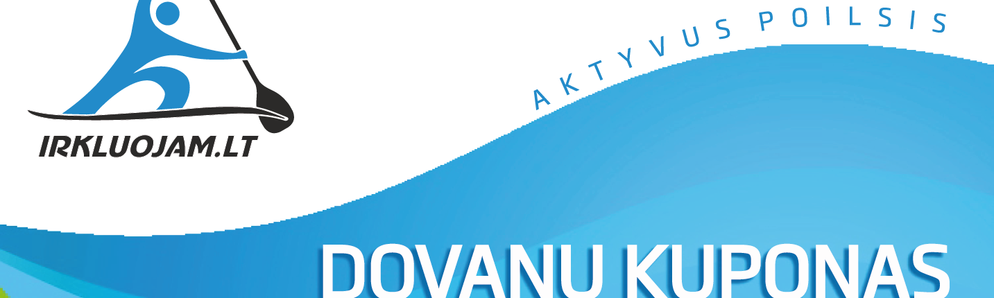 Irklenčių nuomos dovanų kuponas